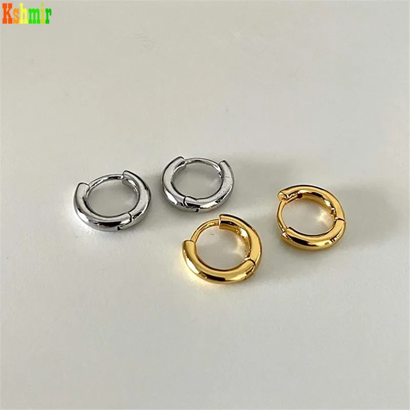 Kshmir New simple stainless steel earring earrings small earring stud women's circle sleep without removing the earring 2021