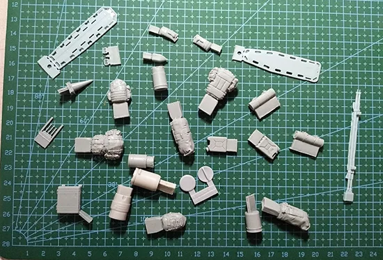 1/35  modern   Equipment Set   Resin figure Model kits Miniature gk Unassembly Unpainted