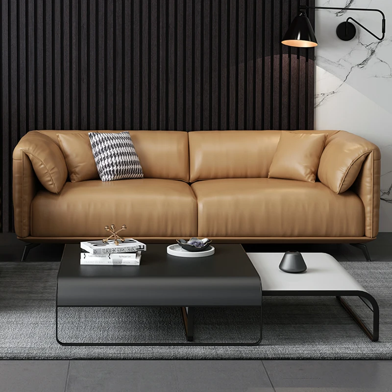 living room Sofa genuine leather couch chair sectional Nordic modern диван мебель кровать muebles de sala cama puff asiento sala