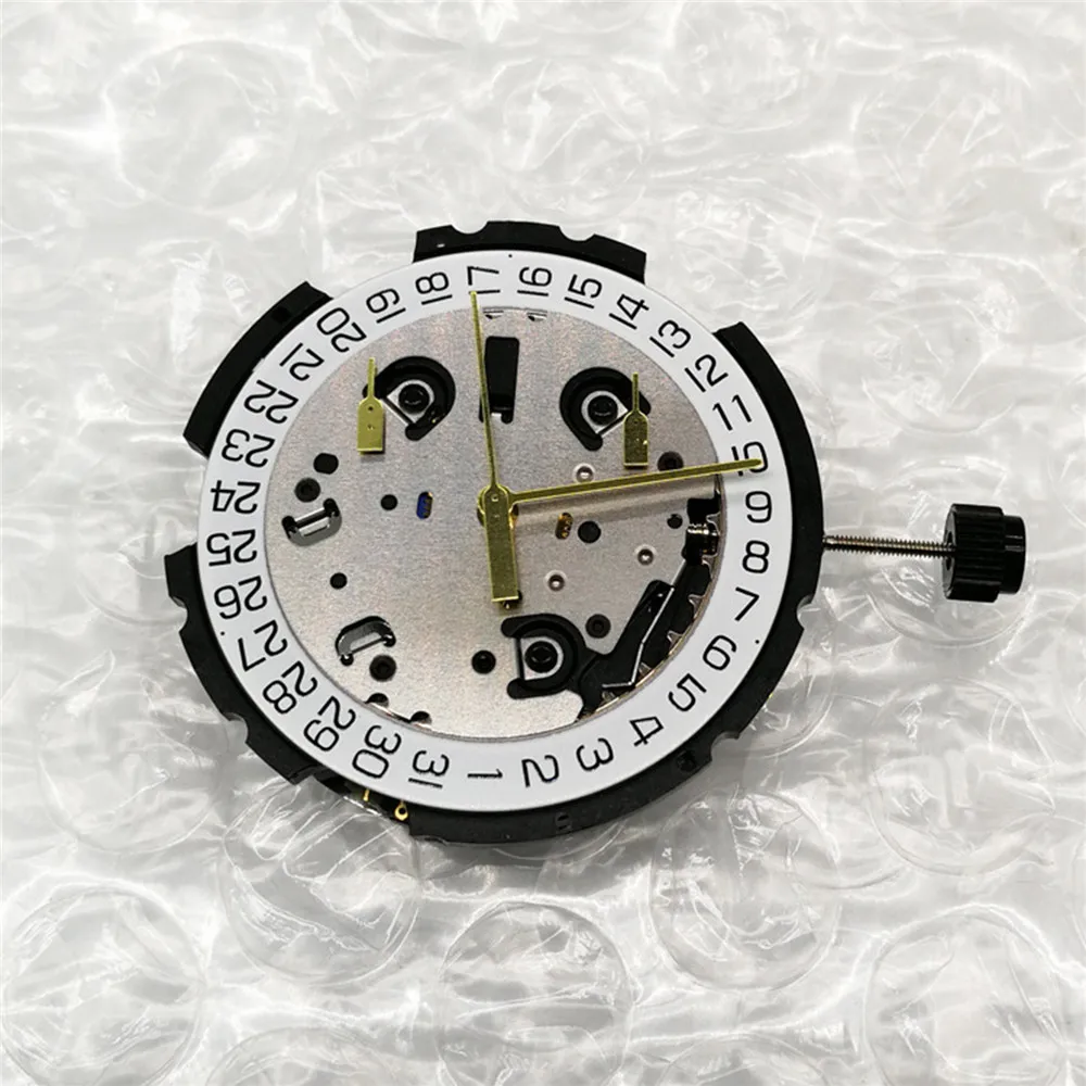 Watch Movement for ETA G10.212 Quartz Movement with Stem & Battery 6 Pin Date at 4’ Watch Repair Parts