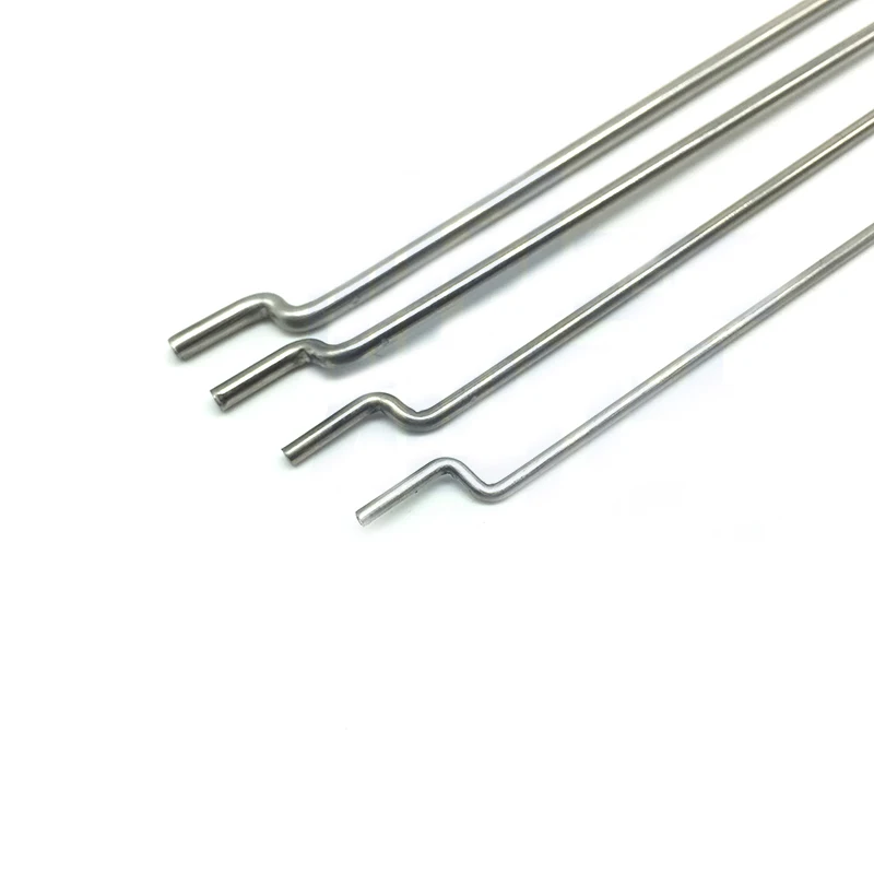 20pcs Z type D1.2 mm push rod steel wire push pull rod pushrod for rc aircraft airplane pull push connecting rod