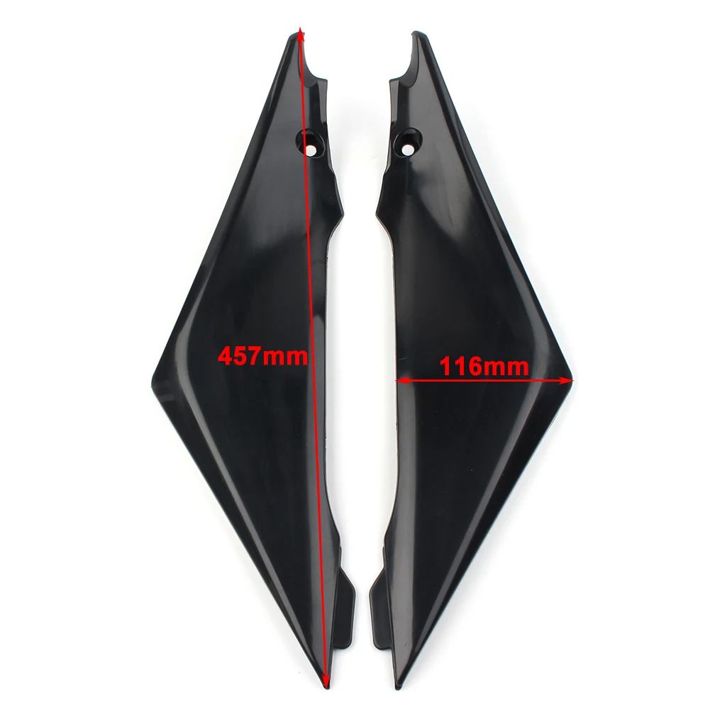 GSXR1000 1pair Motorbikes Gas Tank Side Cover Panel Fairing For Suzuki GSXR 1000 2005 2006 / 05 06 ABS Black Accessories