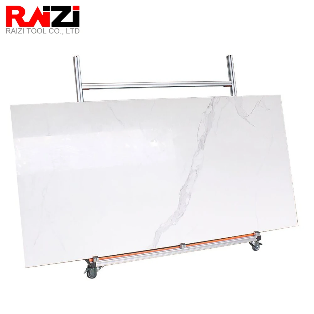 Raizi Large Format Tile Slab Trolley Carrying Device 140kg Load Large Format Ceramic Granite Marble Slate Transportation Tool