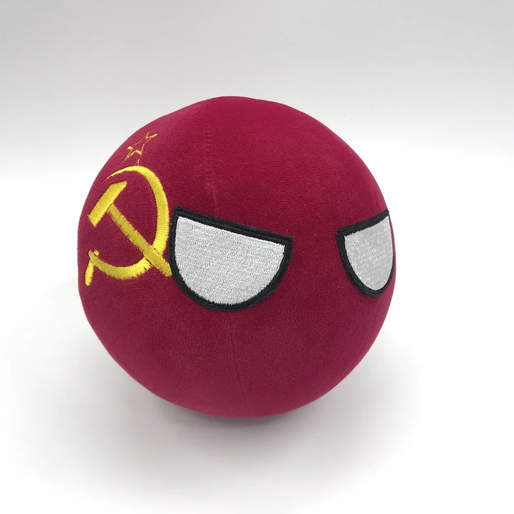 ソビエトボールロシアボールぬいぐるみソ連ロシアカントリーボールポーランドボールぬいぐるみソビエト音楽歌うバウンスボールギフト