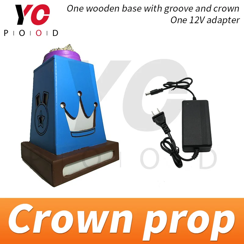 Crown stand prop put the crown on the groove of stand to unlock escape room game props adventure game