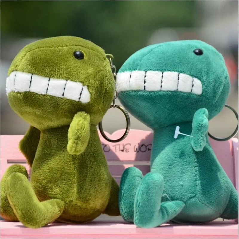 1PCS Mini Plush Smile Dinosaur Toys Cute Soft Stuffed Toothy Dinosaurs Toy Doll Small Pendant Dolls For Kids Hot 15CM