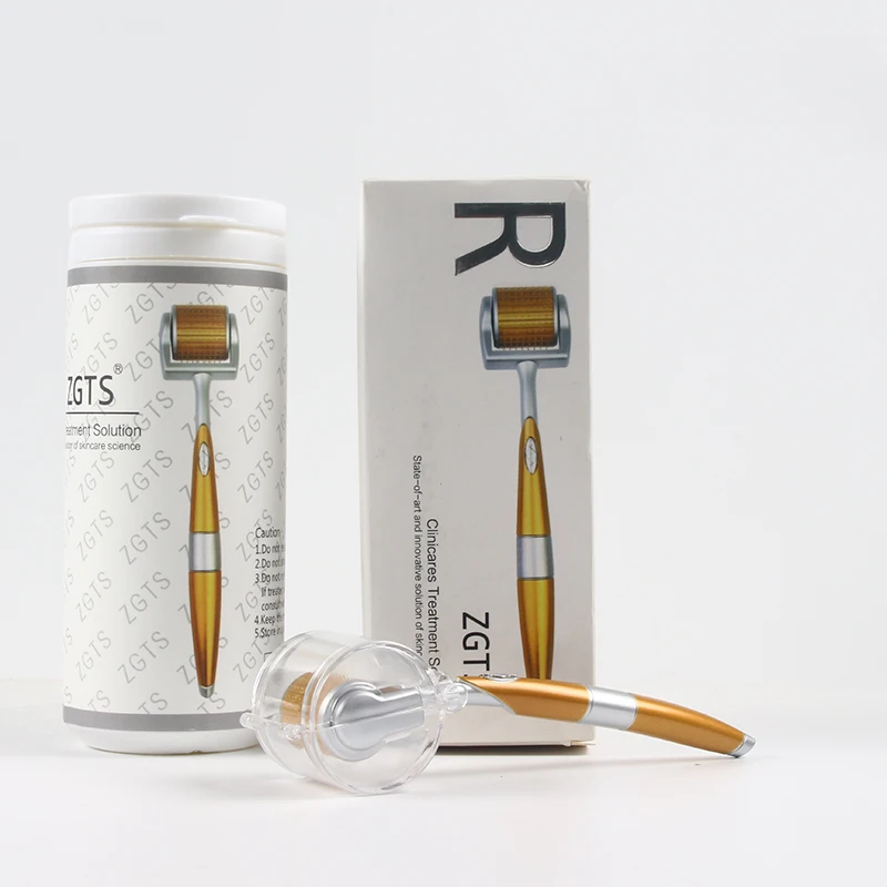 ZGTS-Rodillo dermatológico para mesoterapia, sistema de microagujas de titanio para el cuidado Facial, 192