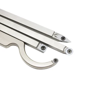 Tasp-Woodornement Tool Set, carbide inserts cutter, 6 in 1 Wood Turning Tools, Swan Neck, Aluminum Handle for Woodworking Lathe 10 MAIN SALES TURNS - №7