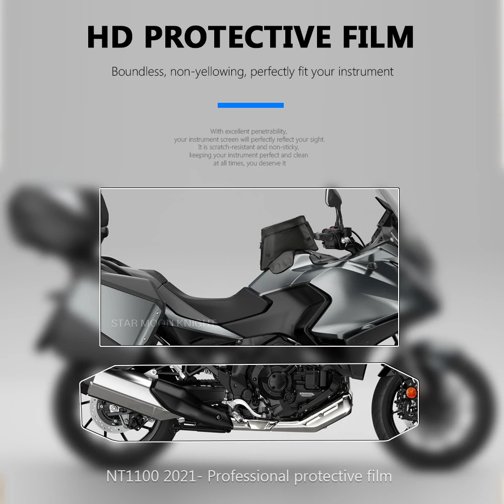 Motorcycle Accessories Instrument Film Scratch Cluster Screen Dashboard Protection For HONDA NT 1100 NT1100 2021 -