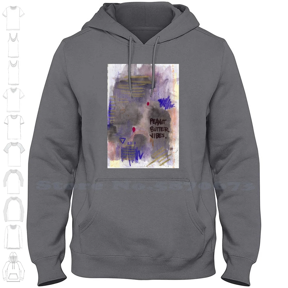 Gooey 100% Cotton Hoodie T-Shirt Glass Animals Gooey Peanut Butter Vibes Peanut Butter Art Glass Animals Art Glass Animals