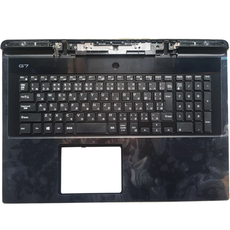 

NEW Japanese laptop keyboard for DELL G7 7790 JP keyboard with palmrest NO backlight 00YW0N N40JK10L0