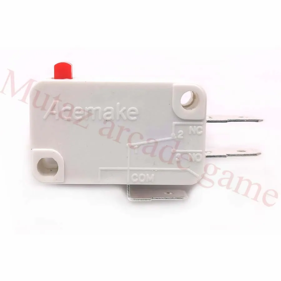 

20pcs Acemake Microswitch for Push button/Joystick 3 terminals Micro switch arcade parts Arcade Machine Coin operated cabinet