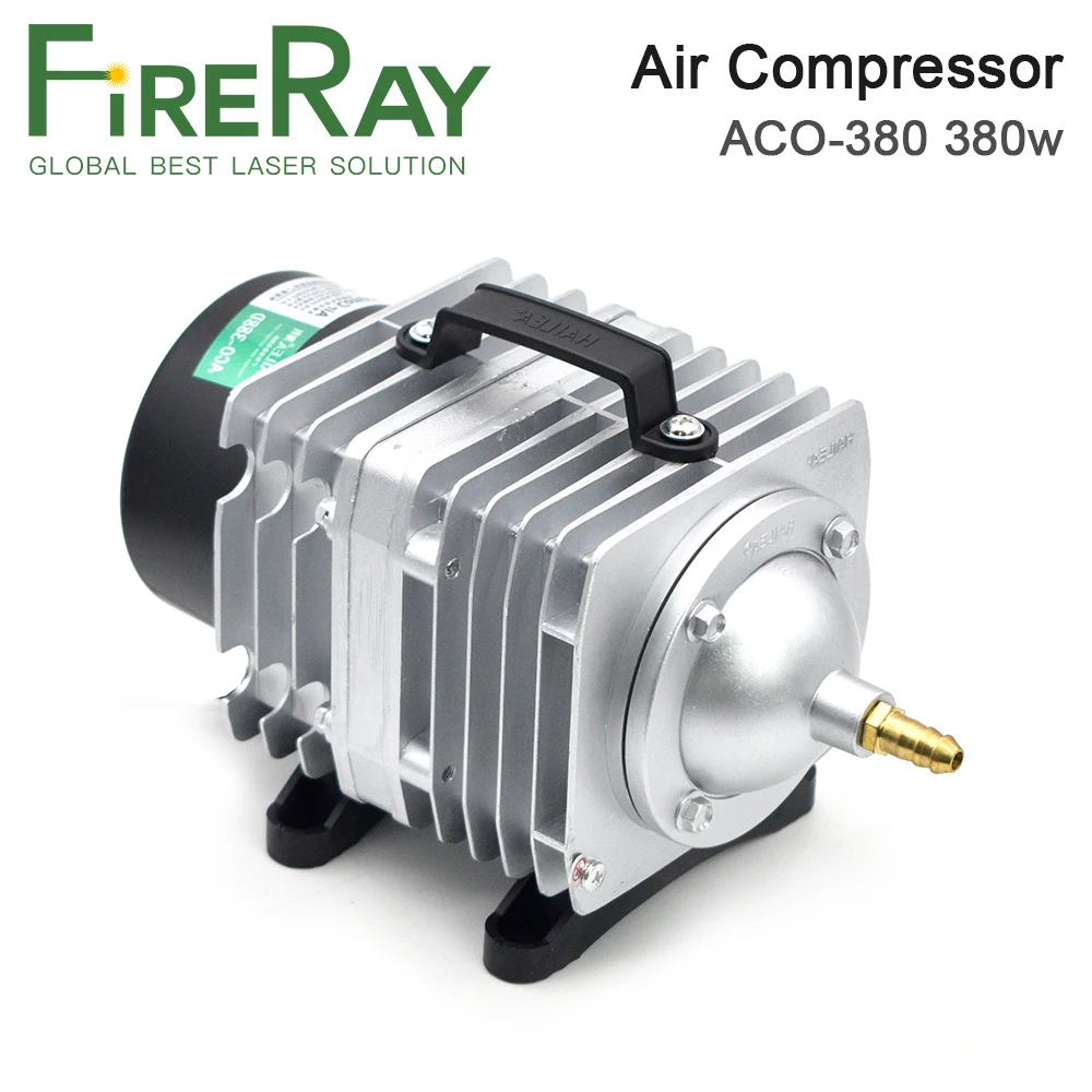 

FireRay 380W Air Compressor Electrical Magnetic Air Pump for CO2 Laser Engraving Cutting Machine ACO-380