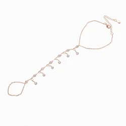 2020 New mix 3 color rose gold color 3mm sparking AAA cz bracelets link chain girl women turkish jewelry pave cz bracelet