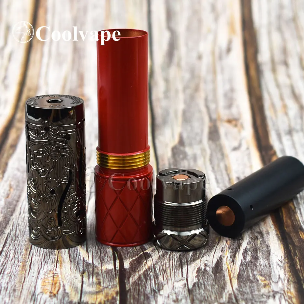 Coolvape samobójstwo królowa mechaniczny Mod e-papieros pasuje Taifun GTR RTA 18650/20700 26mm materiał mosiężny vape vs Tauren mech mod
