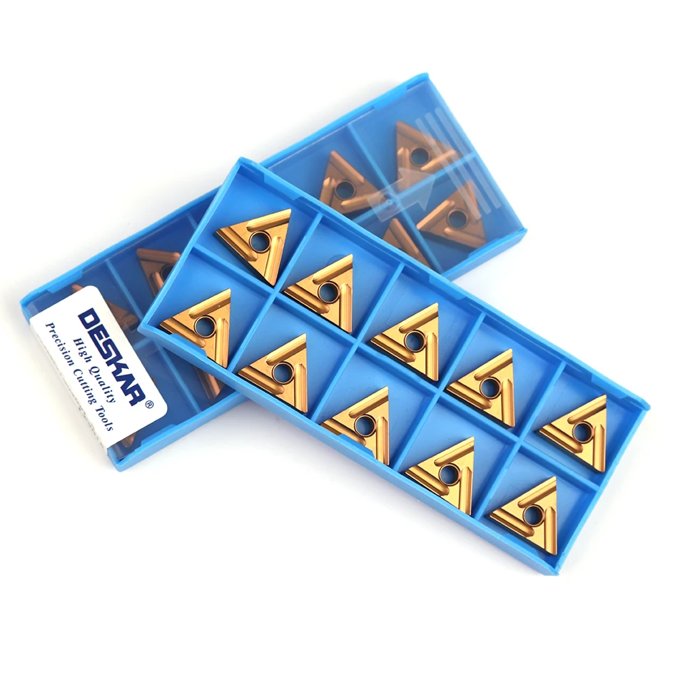 Imagem -05 - Deskar Original Cnc Torno Ferramenta de Alta Qualidade Carboneto Ferramenta Tnmg160404r-s Tnmg160404l-s Tnmg160408r-s Tnmg160408l-s Lf9018