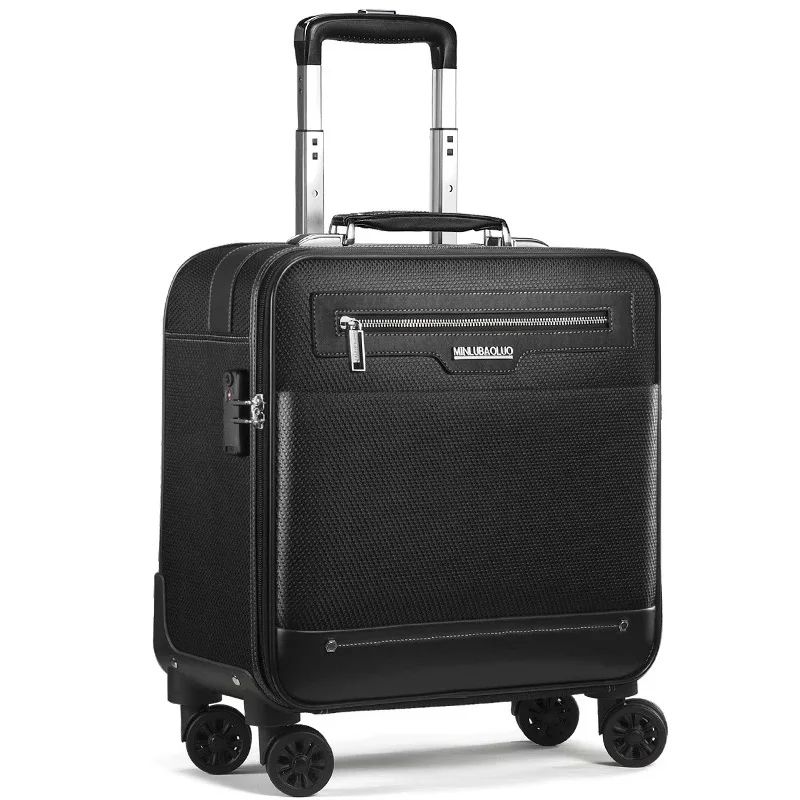 

New Men Business Rolling Luggage Students waterproof Password Trolley Suitcase on Wheels Women Carry on Trolley Travel Bag