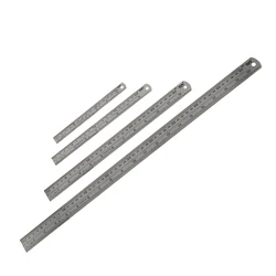 Stainless Steel Double Side Straight Ruler Centimeter Inches Scale Metric Ruler Precision Measuring Tool 15cm/20cm/30cm/50cm