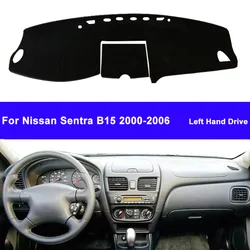 Pokrywa deski rozdzielczej samochodu DashMat dywan Cape dla Nissan Sentra B15 2000 2001 2002 2003 2004 2005 2006 konsola Protector Sun-Shade