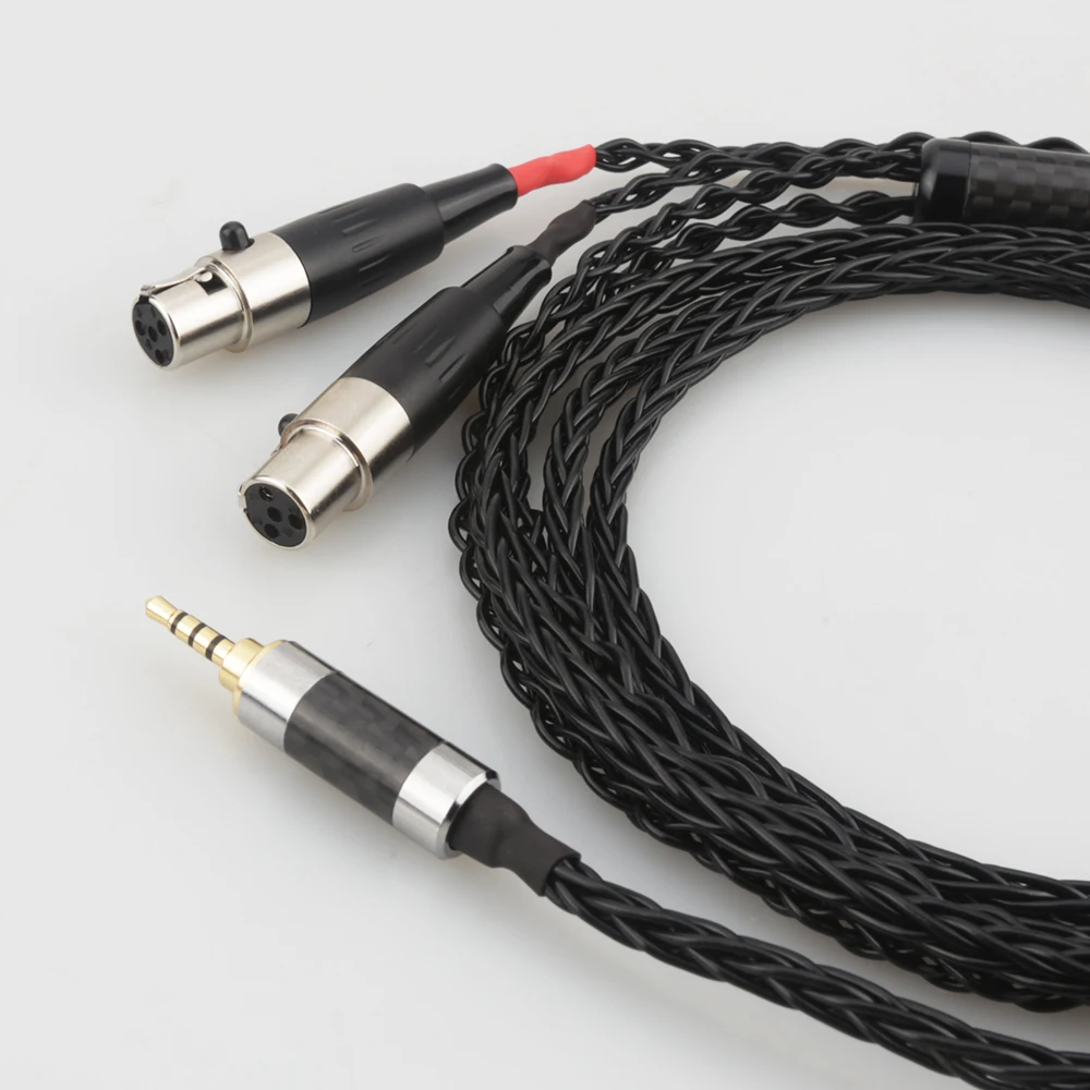 Audiocrast 2.5MM Earphone Headphone Upgrade Cable Silver Plated for Audeze LCD-3 LCD3 LCD-2 LCD2