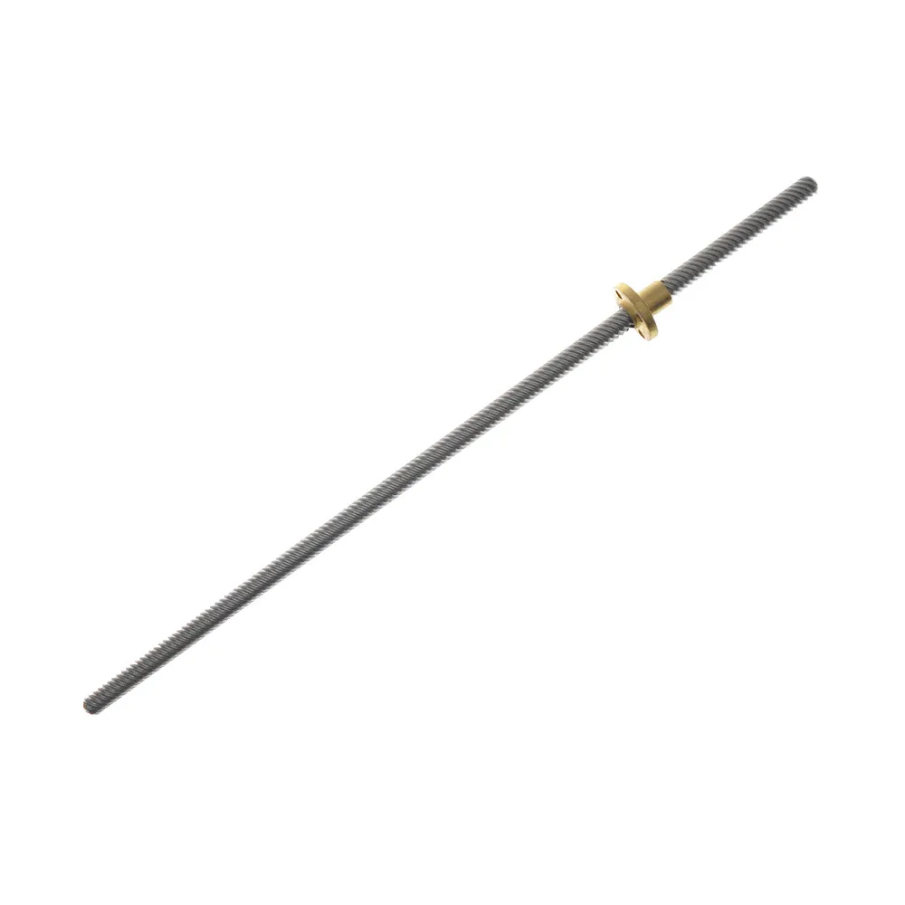 DuoWeiSi 3D Printer Parts T8 lead screw with nut 300mm length lead 1/2/4/8/12/14mm T-type screw for Stepper motor