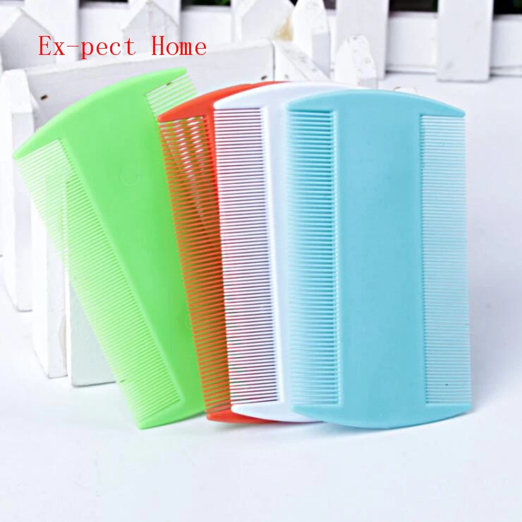 

300pcs Pet Dog Hair Flea lice Comb plastic Pin Dog Cat Grooming Brush Comb Clean tool dual two tyle teeth