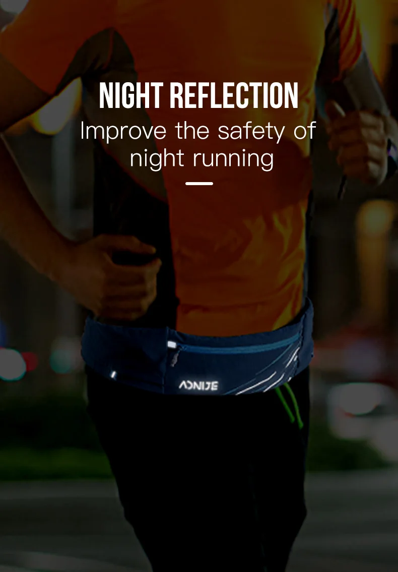 Aonijie W8105-Running Fanny Pack Lightweight Comfortable Hydration Fanny Pack Sport Pockets For Jogging Fitness Gym Hiking - Image 4