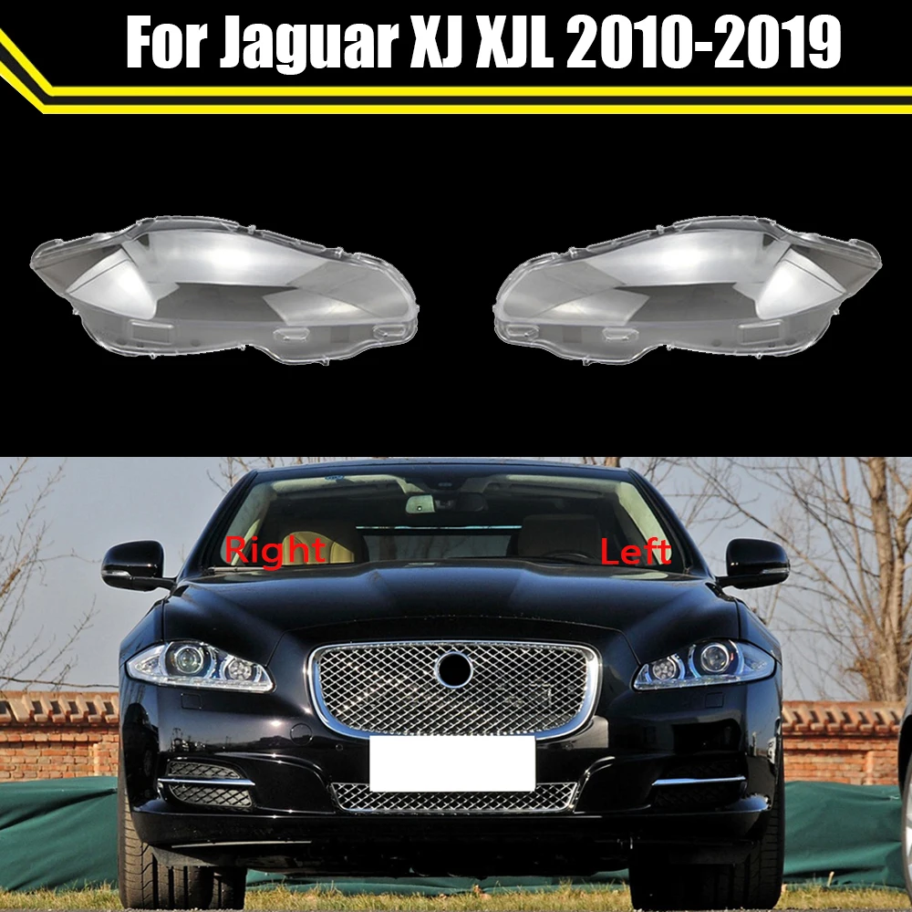 

Front Headlight Cover Car Headlamp Shell Transparent Lampcover Caps For Jaguar XJ XJL 2010~2019 Auto Lens Glass Lampshade Case