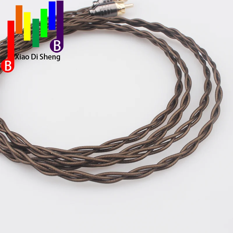 مرحبا نهاية أودين الفضة مطلي RCA ربط كابل RCA إلى RCA كابل الصوت التناظرية كابل فونو كابل ل CD AMP hifi