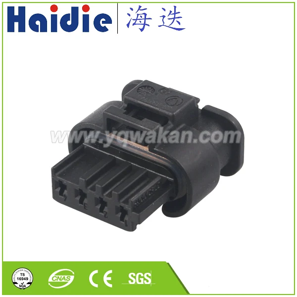 

Free shipping 2sets 4pin Auto Electri wire harnessplastic plug connector 7549032-02