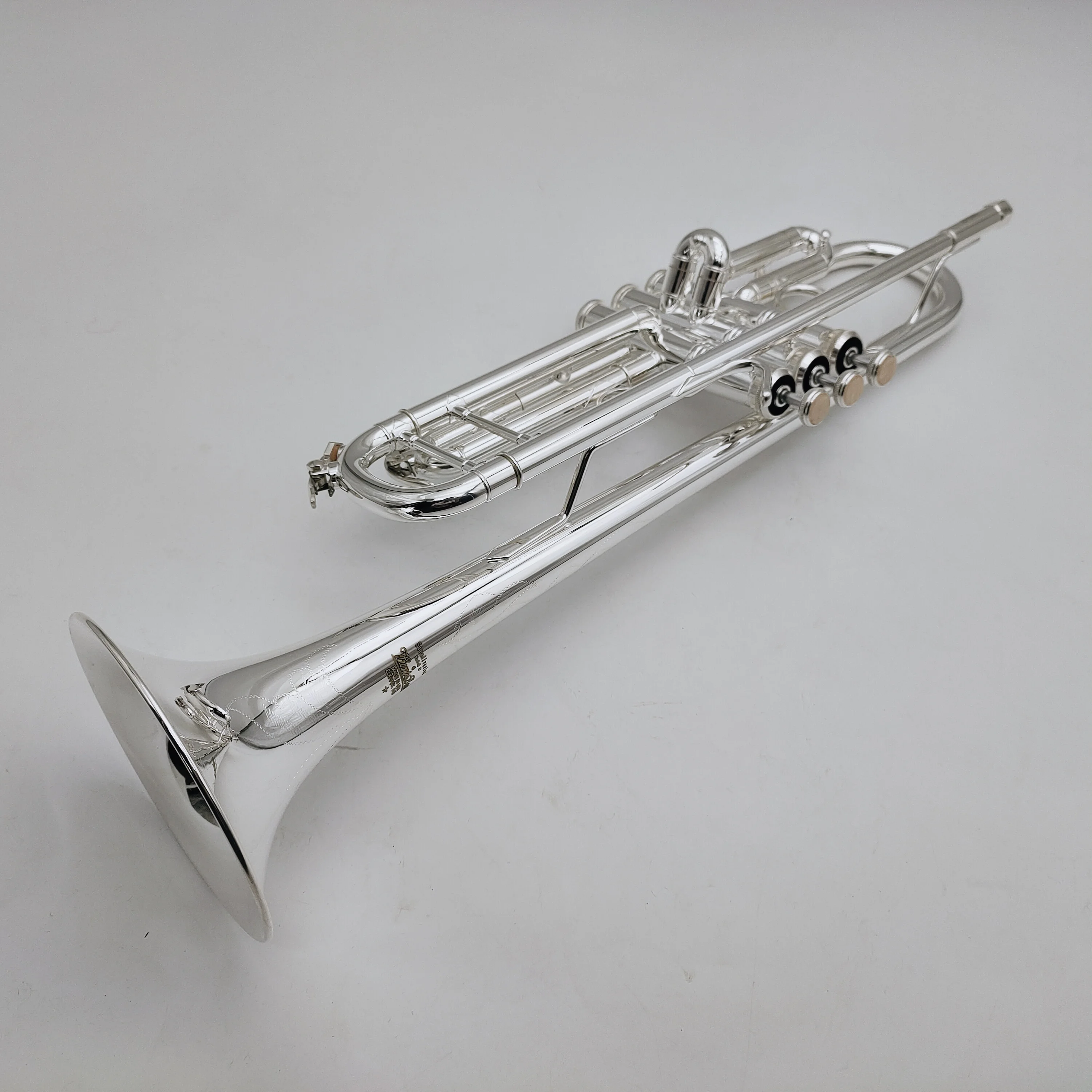 High Quality  LT180S-37 Trumpet B Flat Silver Plated Professional Trumpet Musical Instruments with Case