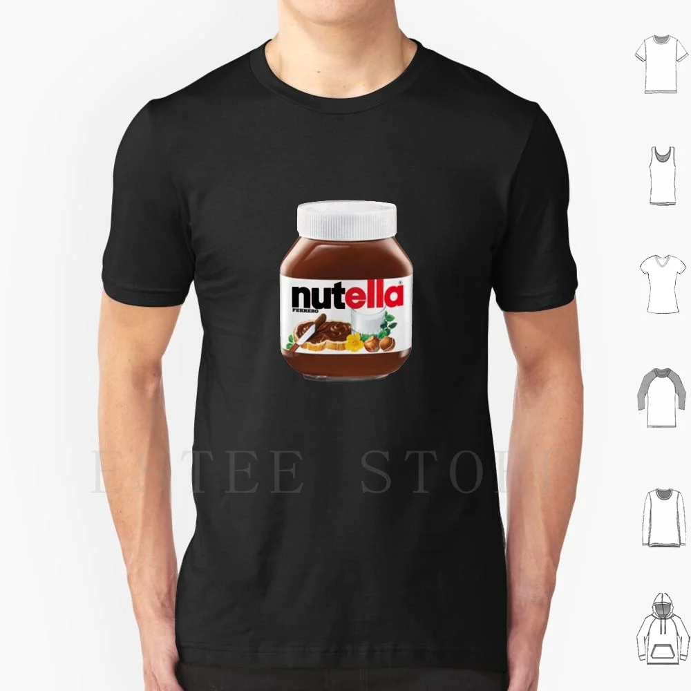 Camiseta de algodón con estampado de Nutella, meme de Nutella, Shrek, Ogro, Ferrero, marrón, blanco, Fye, memes divertidos, El Nut