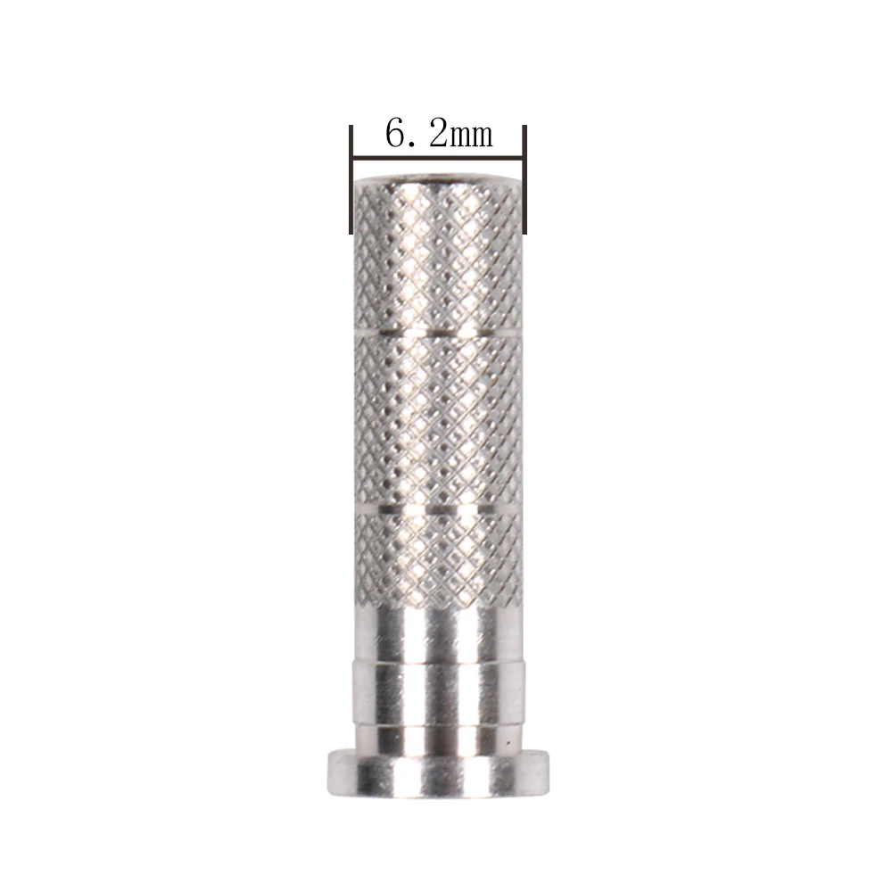 30 stücke Aluminium Sitz Für Jagd Welle Pfeilspitze fit ID 6,2mm Oder ID 7,6mm carbon fiberglas pfeile welle jagd DIY Adapter