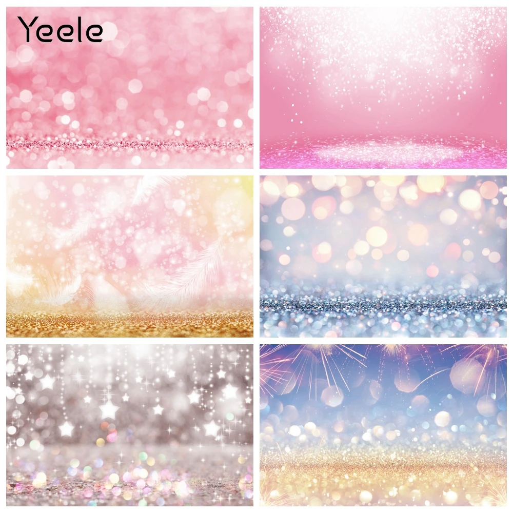 Yeele-خلفية لامعة منقطة لتصوير الأطفال ، خلفية زخرفية لاستوديو الصور