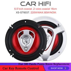 2pcs 500W 6.5 Inch Car HiFi Coaxial Speaker Car Auto Audio Music Stereo Full Range Frequency Loudspeakers Speakers for cars Vehi