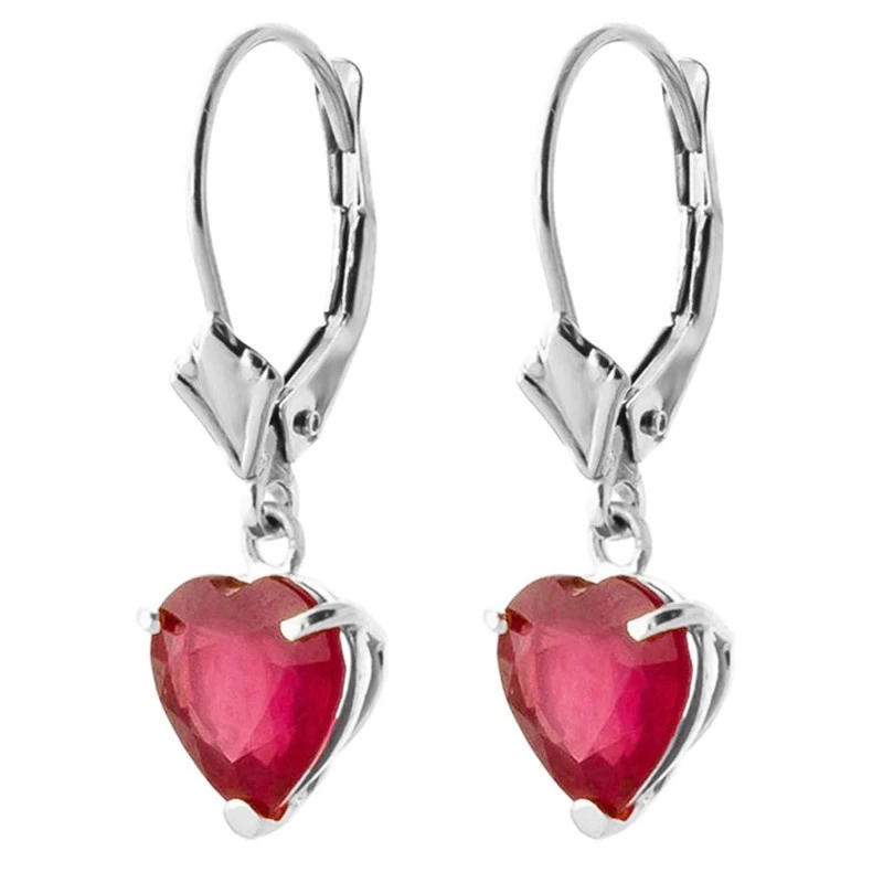 Woman Fashion /Gold/Rose Gold  Leverback Earrings with Heart-shaped Stone Jewelry Gifts