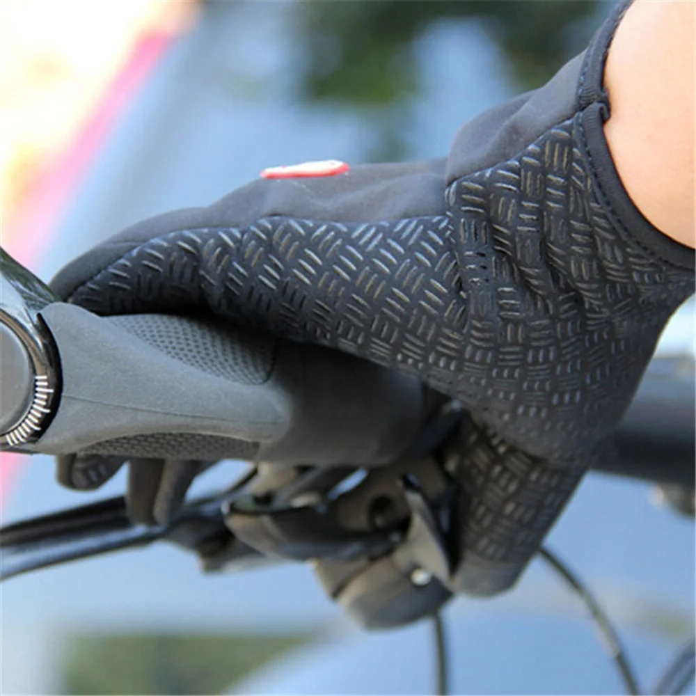 Winter Warm Man Touchscreen Gloves Ski Outdoor Hiking Water-Repellent Non-Slip Fishing Gloves Women Windproof Sport Riding Glove