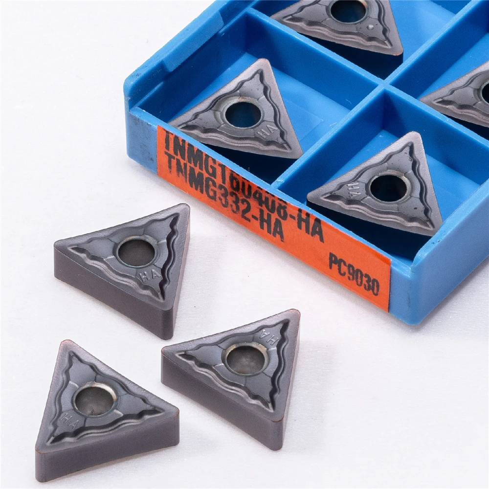 TNMG160408 TNMG160404 HA PC9030 tornio per metallo lama in lega dura TNMG 160404 TNMG 160408 utensile per tornitura esterna in acciaio inossidabile