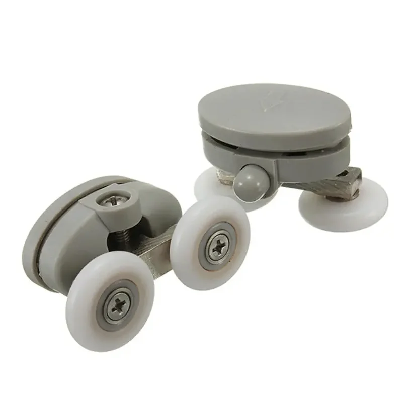 

2Pcs Shower Door Wheel Glass Door Bottom Rollers Runners Pulleys Wheels