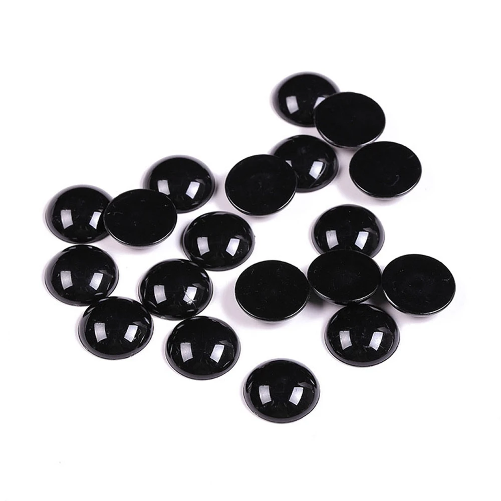 100pcs/Pack 3-12mm Black Plastic Safety Eyes For Bear Doll Animal Puppet Crafts Children Kids DIY Toys Dolls Accessories Gift