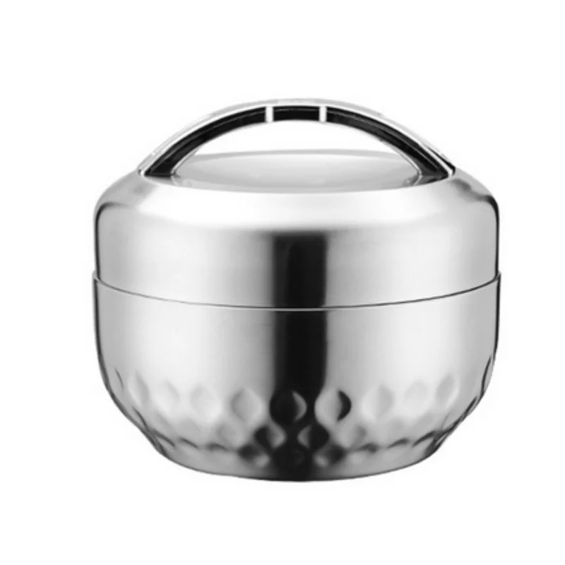 Double Laye Keep Thermos Lunch Box Food Storage Container Portable Bento Lunch Box Stainless Steel Strong Durable Food Case