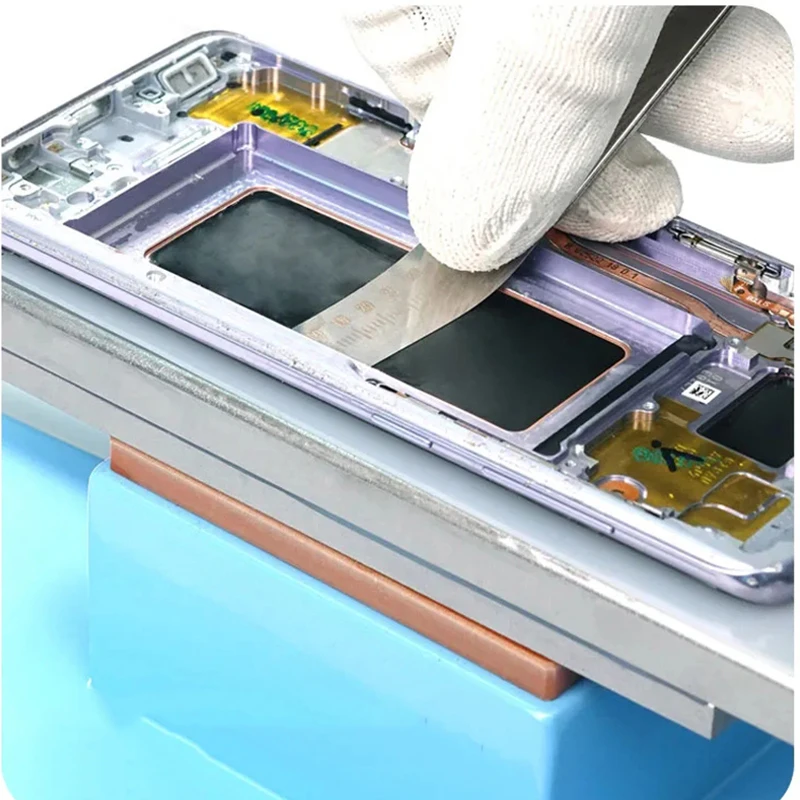 2 In 1 Layar LCD Pembongkaran Set Logam Anti Korosi Melengkung Layar Pembukaan Pry Alat untuk Ponsel Tin Scraping alat Perbaikan