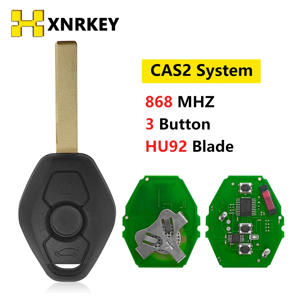 

Смарт-пульт дистанционного управления XNRKEY CAS2 для BMW CAS2 5 серии E46 E60 E83 E53 E36 E38 868, 868 МГц