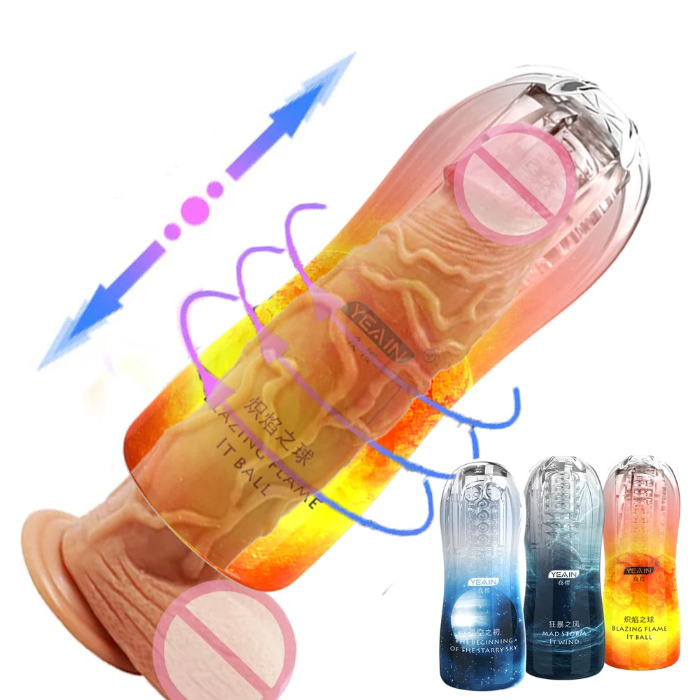 

Sucking Masturbator Male Suck Masturbation Cup Real Sucking Vibrating Pussy Vagina Adult Sex Toys Erotic Masturbators For Men