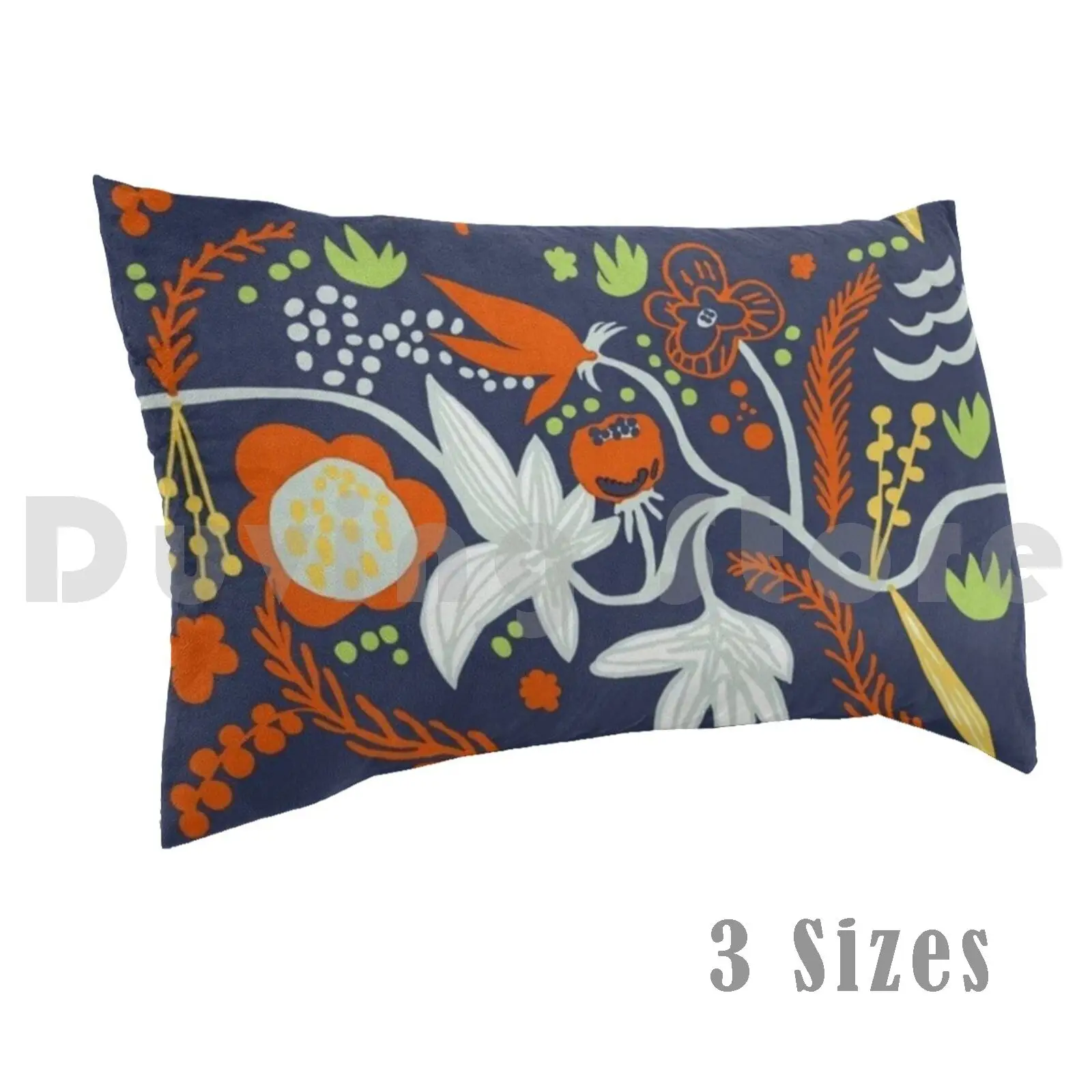 Scandinave Floral Design Pillow Case DIY 50*70 Lokki White Scandinavian Scandi Sweden Swedish