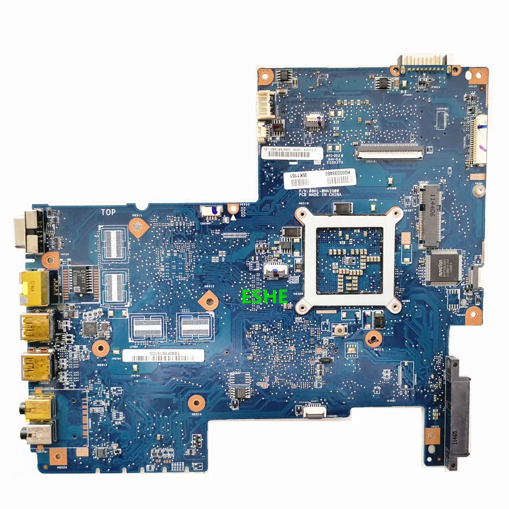 For Toshiba C675 C670 Laptop Motherboard HM65 DDR3 integrated motherboard H000033480 tested good