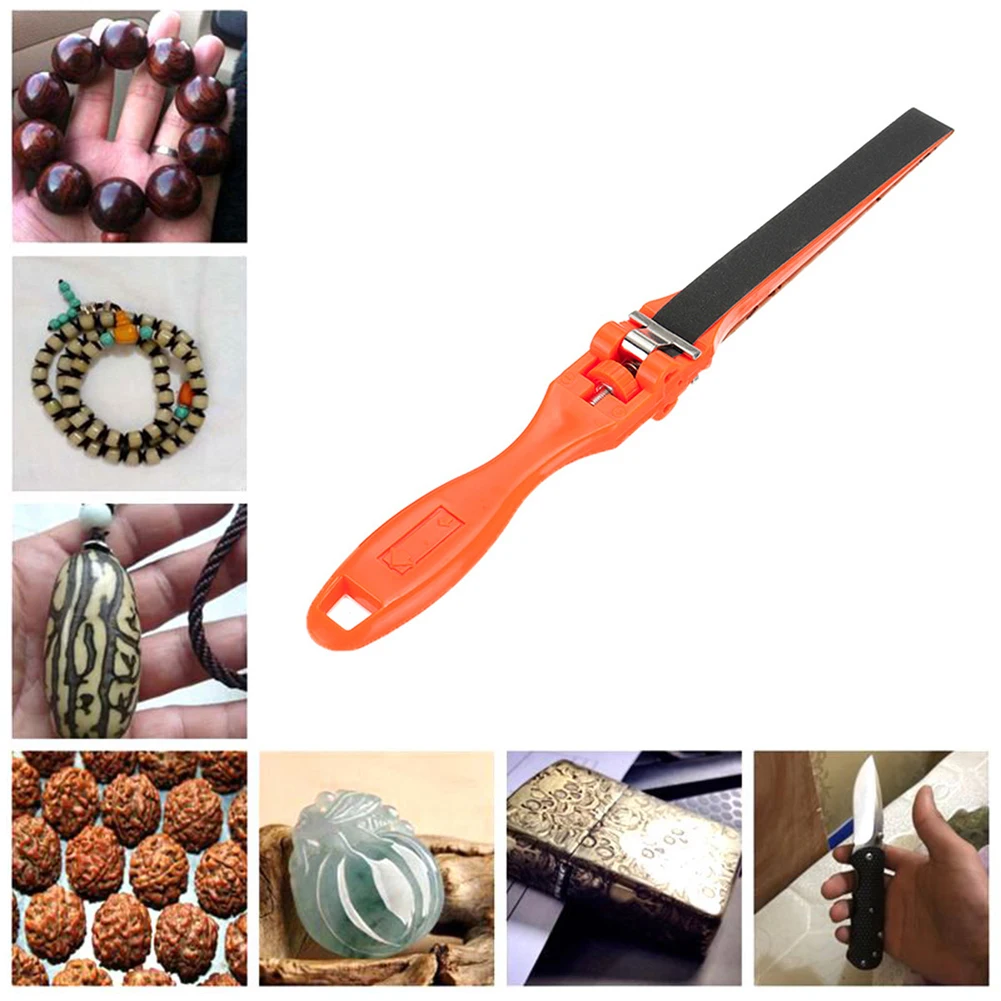 Handheld Schleifpapier Poliert Rod Clamp Herrscher Schleif Werkzeuge Schleifen Clip Bar Stick Schleif Halter Schmuck Polieren Zubehör
