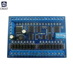 rs485 Remote Control Switch PLC IO expansion Board RS485 Modbus RTU Module Board DC 12V 24V 16 Input 16 Output rs485 modbus