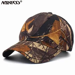 6 Colors Bionic Camouflage Hunting Fishing Hats Jungle Camo Photography Cap Summer Sunshade Adjusted Sizes Baseball Peaked Cap