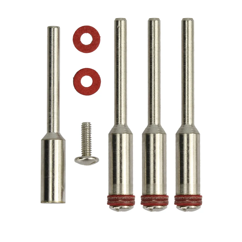Mandrin à vis en acier pour Dremel, support de coupe de tige, accessoires à distance, outils, mandrin à disque, poignée, 2.35mm, 3.0mm, ensemble de 20 pièces